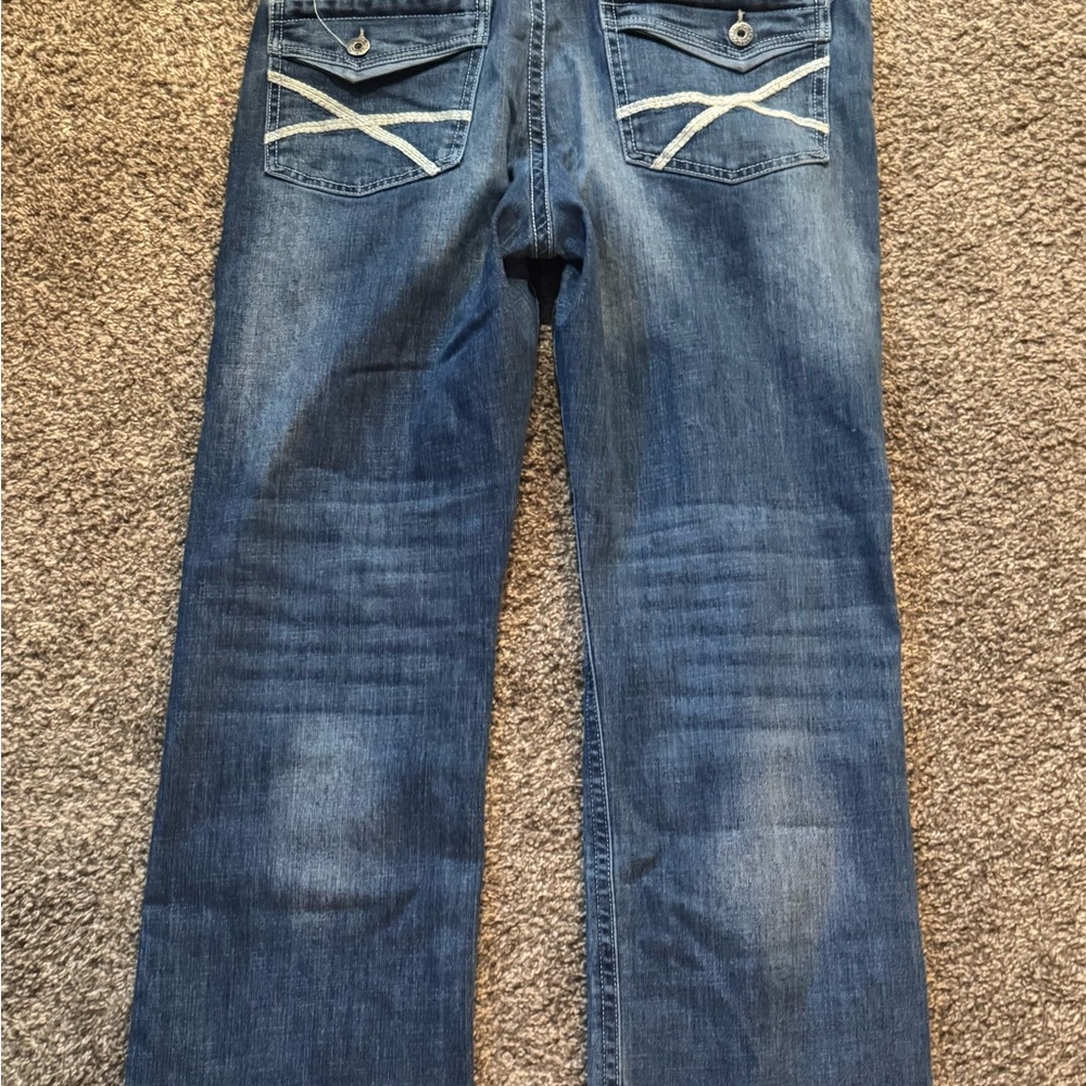 Axel Blue Boot Cut Jeans - Picture 4 of 14